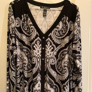 Polyester L/S Knit Top pullover